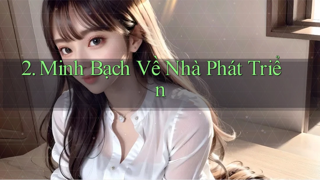 2. Minh Bạch Về Nhà Phát Triển 2. Minh Bạch Về Nhà Phát Triển