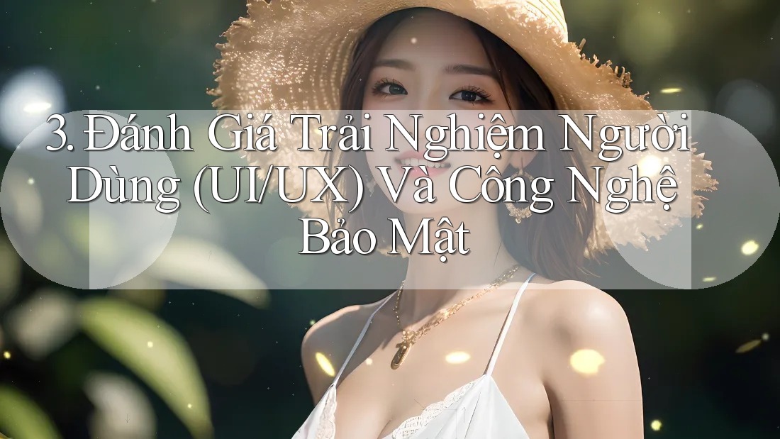 3. Đánh Giá Trải Nghiệm Người Dùng (UI/UX) Và Công Nghệ Bảo Mật 3. Đánh Giá Trải Nghiệm Người Dùng (UI/UX) Và Công Nghệ Bảo Mật