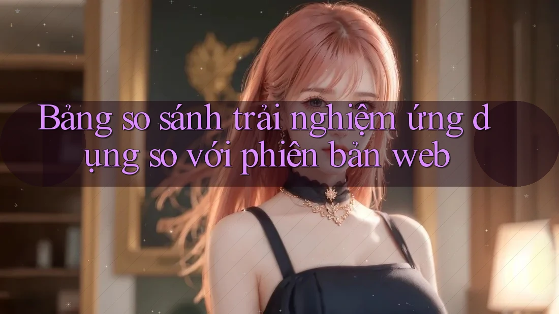 Bảng so sánh trải nghiệm ứng dụng so với phiên bản web Bảng so sánh trải nghiệm ứng dụng so với phiên bản web