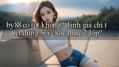 by88 có tốt không đánh giá chi tiết dùng 5G   xác thực 2 lớp