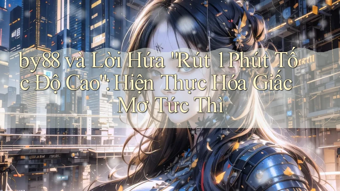 by88 và Lời Hứa “Rút 1 Phút Tốc Độ Cao”: Hiện Thực Hóa Giấc Mơ Tức Thì by88 và Lời Hứa “Rút 1 Phút Tốc Độ Cao”: Hiện Thực Hóa Giấc Mơ Tức Thì