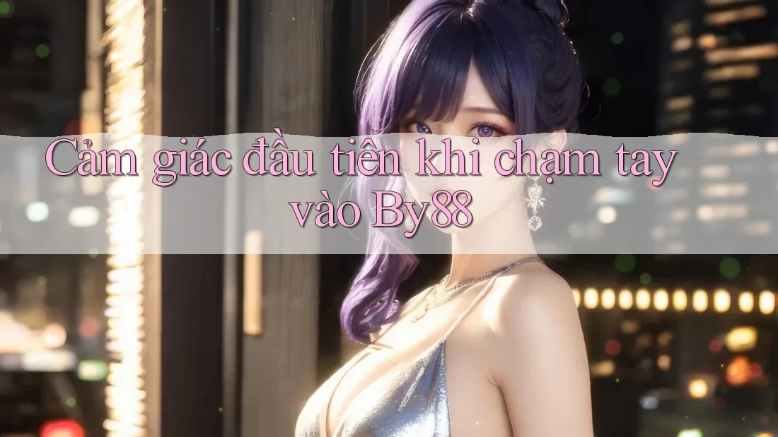 Cảm giác đầu tiên khi chạm tay vào By88 Cảm giác đầu tiên khi chạm tay vào By88