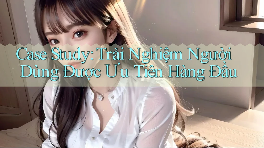 Case Study: Trải Nghiệm Người Dùng Được Ưu Tiên Hàng Đầu Case Study: Trải Nghiệm Người Dùng Được Ưu Tiên Hàng Đầu