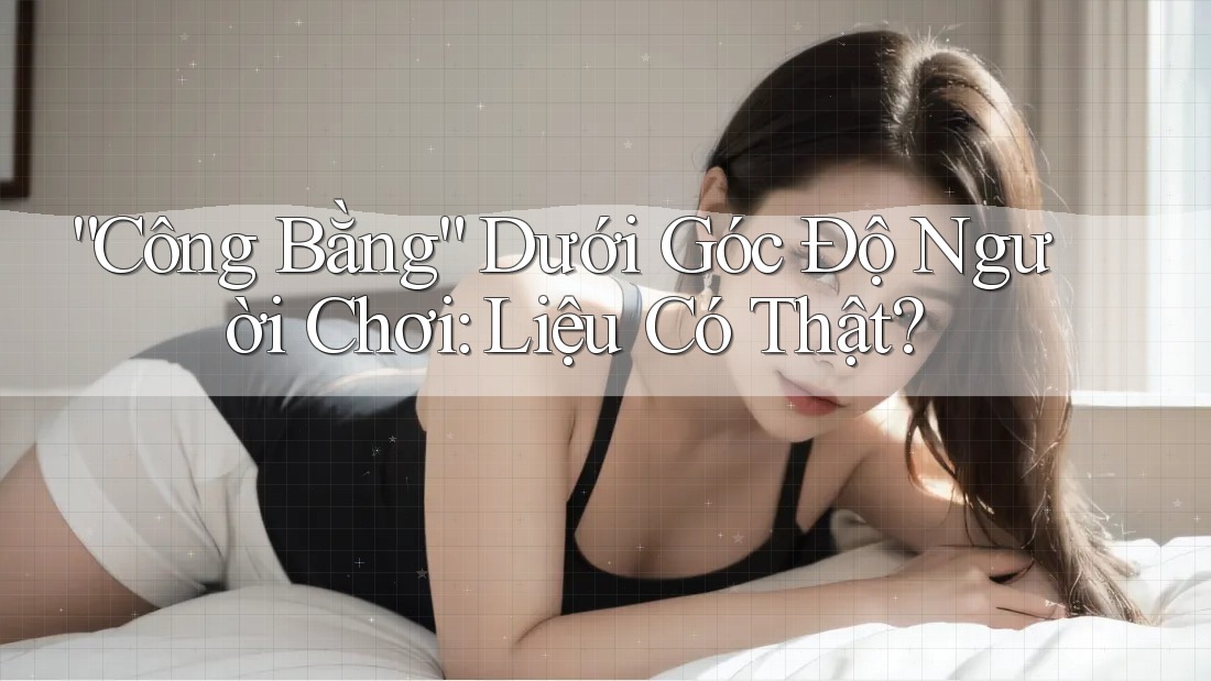 “Công Bằng” Dưới Góc Độ Người Chơi: Liệu Có Thật?