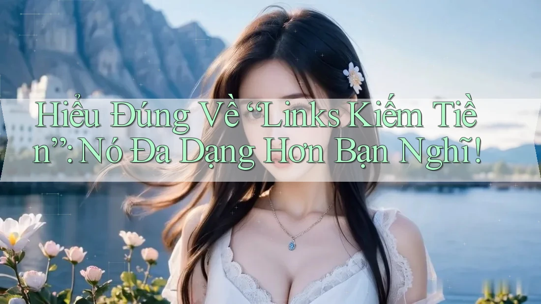 Hiểu Đúng Về “Links Kiếm Tiền”: Nó Đa Dạng Hơn Bạn Nghĩ!