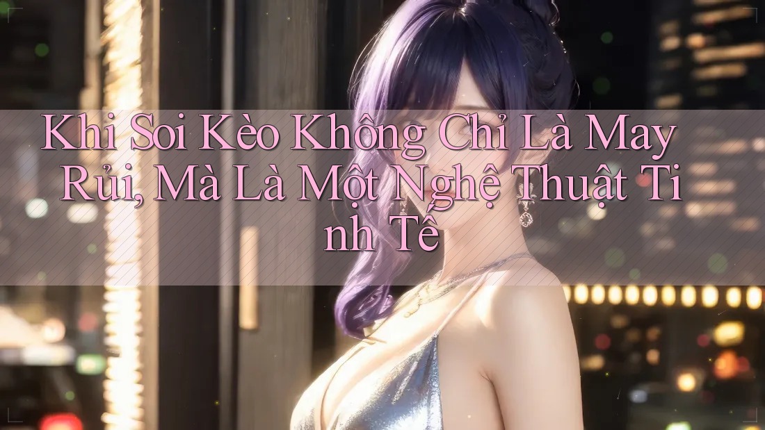 Khi Soi Kèo Không Chỉ Là May Rủi, Mà Là Một Nghệ Thuật Tinh Tế Khi Soi Kèo Không Chỉ Là May Rủi, Mà Là Một Nghệ Thuật Tinh Tế