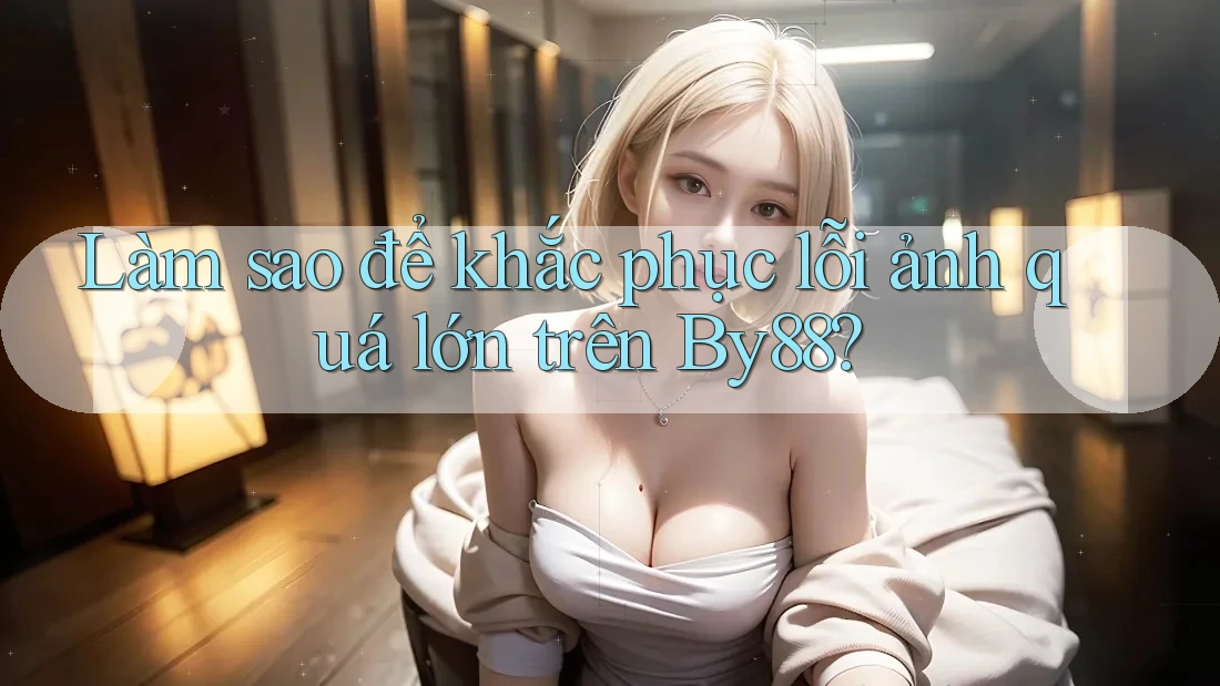 Làm sao để khắc phục lỗi ảnh quá lớn trên By88?