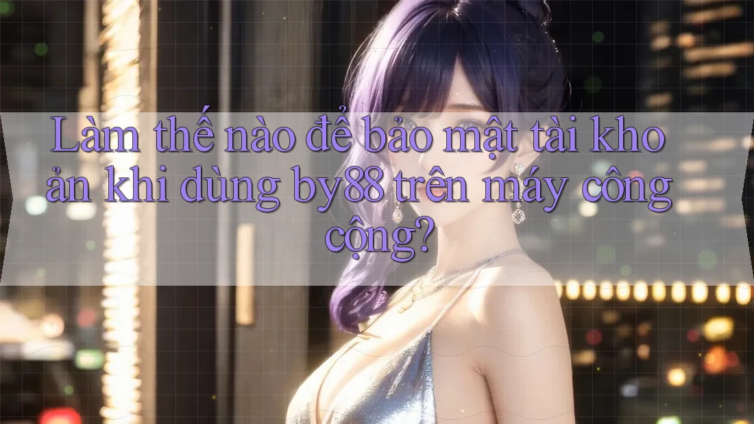 Làm thế nào để bảo mật tài khoản khi dùng by88 trên máy công cộng?