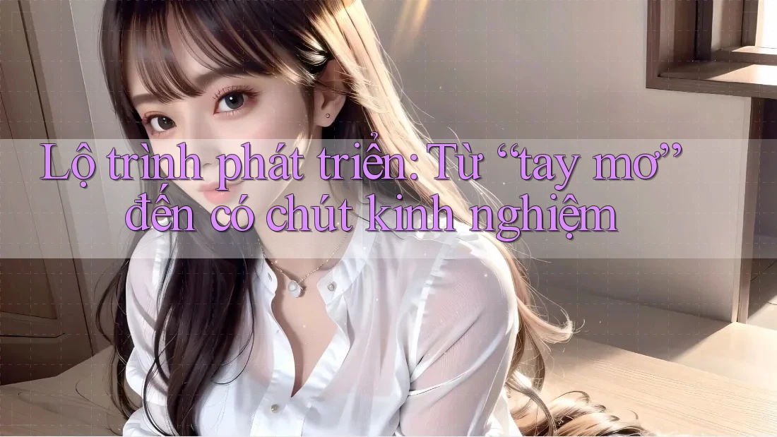 Lộ trình phát triển: Từ “tay mơ” đến có chút kinh nghiệm Lộ trình phát triển: Từ “tay mơ” đến có chút kinh nghiệm