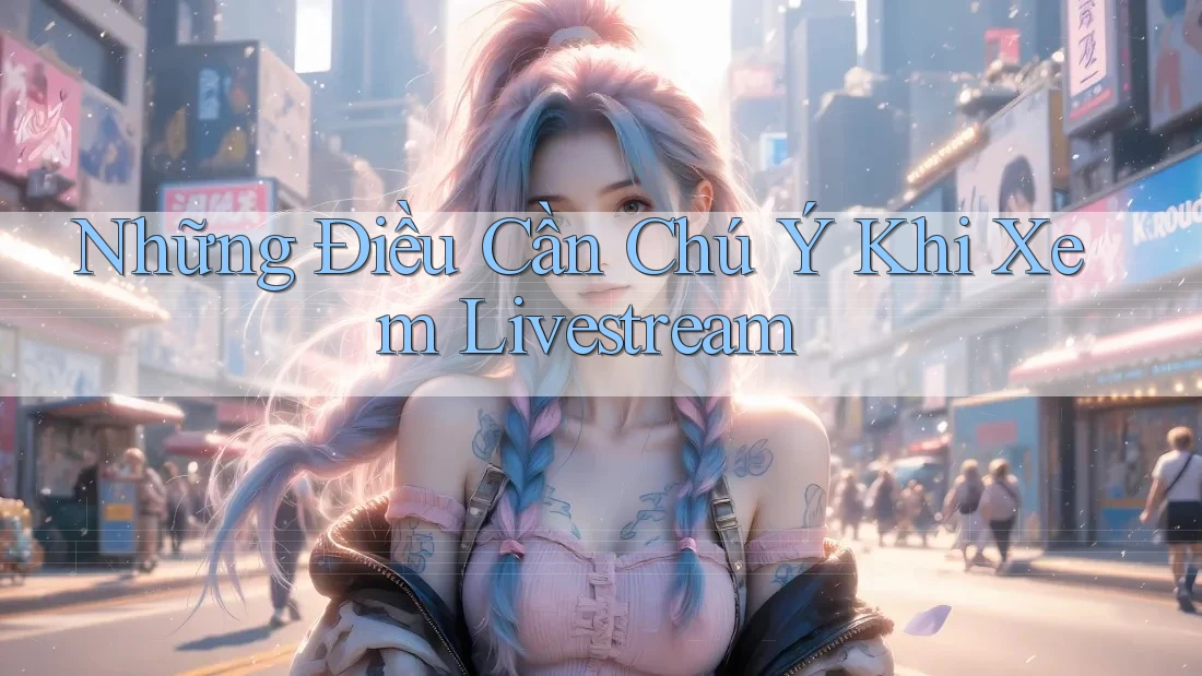 Những Điều Cần Chú Ý Khi Xem Livestream Những Điều Cần Chú Ý Khi Xem Livestream