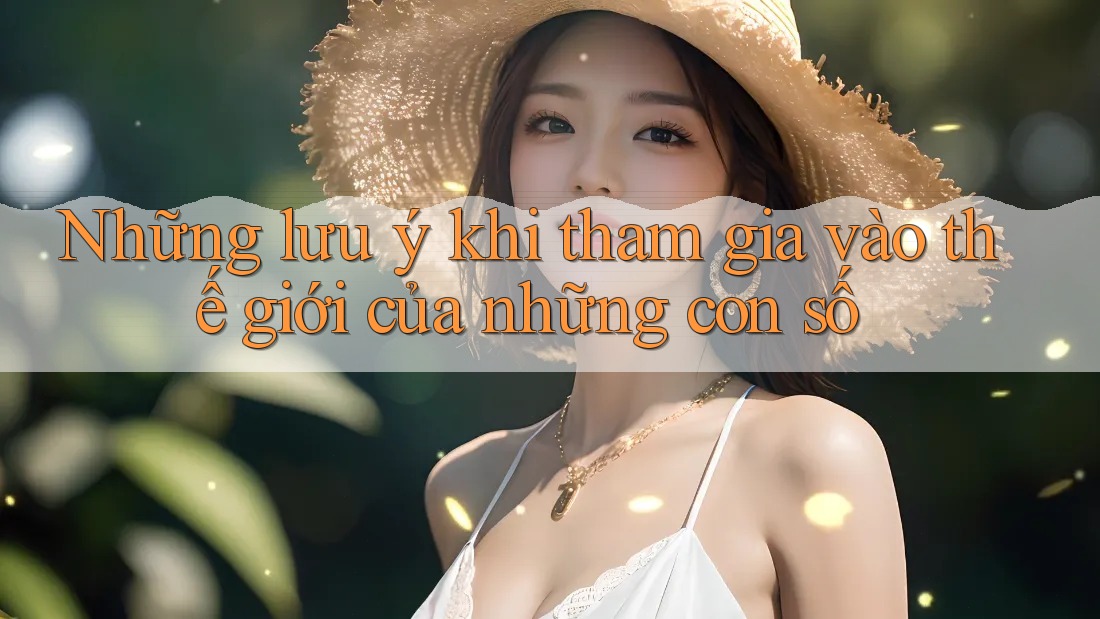 Những lưu ý khi tham gia vào thế giới của những con số Những lưu ý khi tham gia vào thế giới của những con số