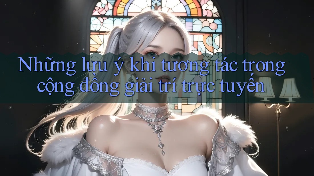 Những lưu ý khi tương tác trong cộng đồng giải trí trực tuyến Những lưu ý khi tương tác trong cộng đồng giải trí trực tuyến
