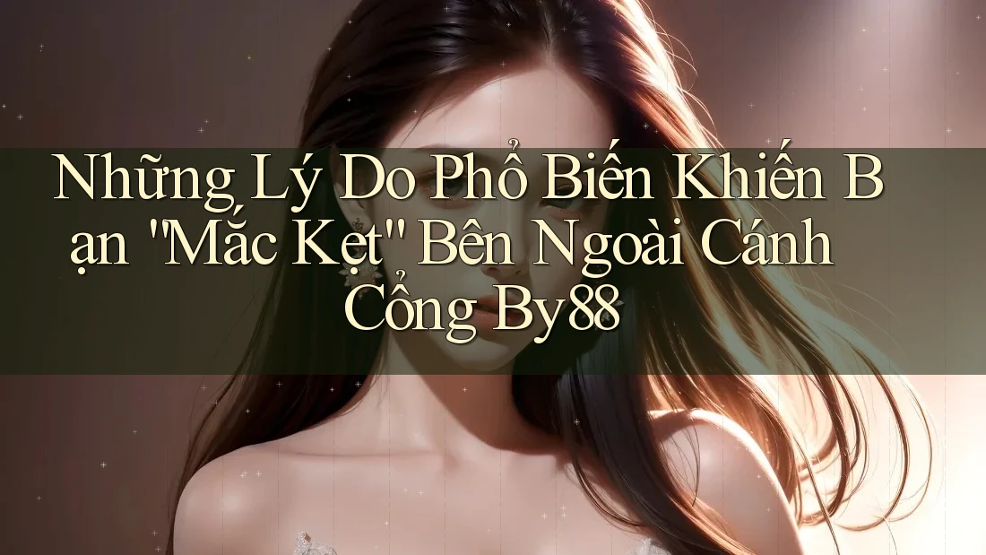 Những Lý Do Phổ Biến Khiến Bạn “Mắc Kẹt” Bên Ngoài Cánh Cổng By88