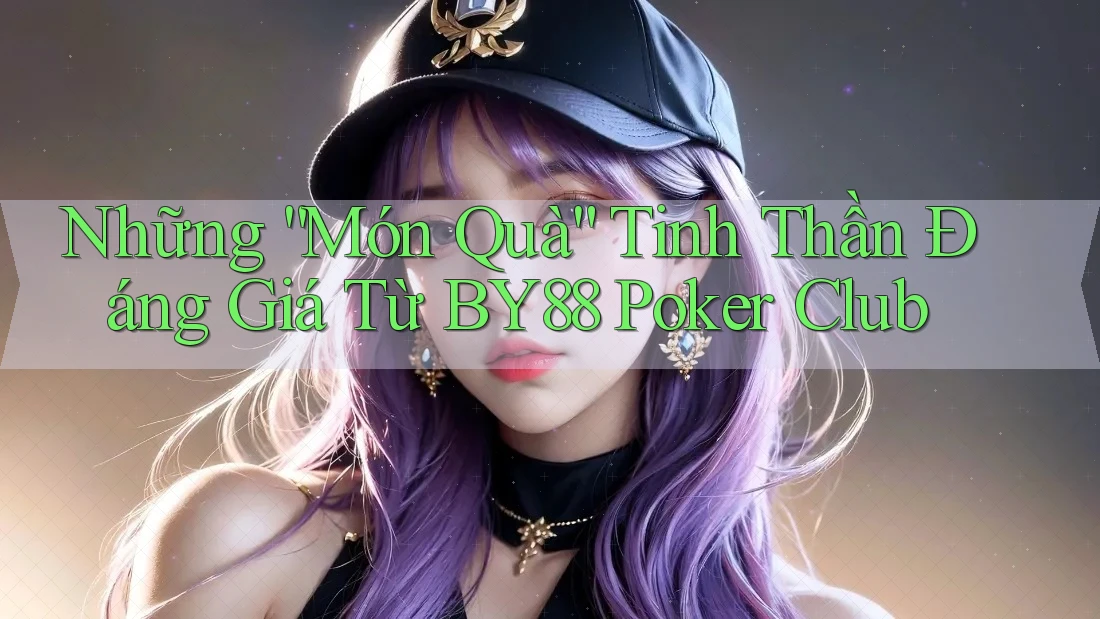Những “Món Quà” Tinh Thần Đáng Giá Từ BY88 Poker Club Những “Món Quà” Tinh Thần Đáng Giá Từ BY88 Poker Club