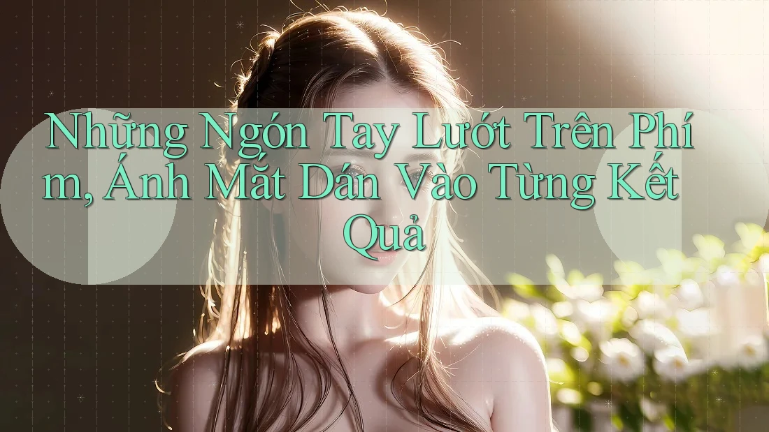 Những Ngón Tay Lướt Trên Phím, Ánh Mắt Dán Vào Từng Kết Quả