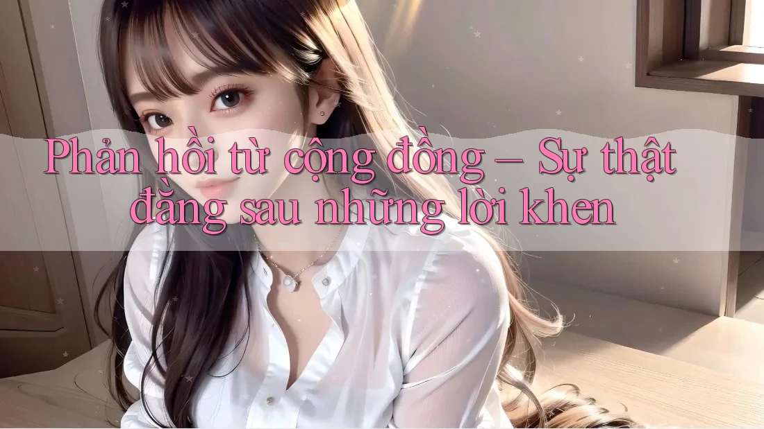 Phản hồi từ cộng đồng – Sự thật đằng sau những lời khen