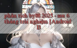 phân tích by88 2025   sau 6 tháng trải nghiệm Android 13