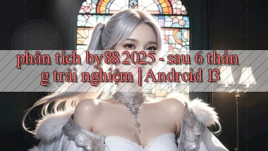 phân tích by88 2025   sau 6 tháng trải nghiệm Android 13