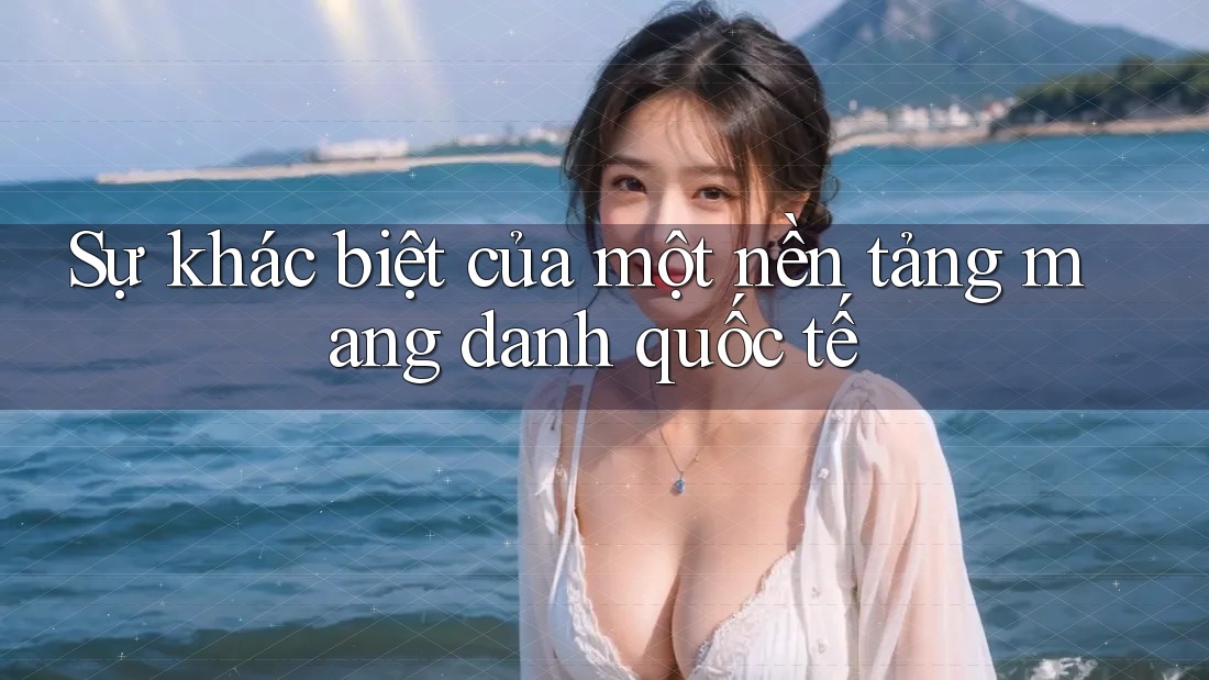 Sự khác biệt của một nền tảng mang danh quốc tế Sự khác biệt của một nền tảng mang danh quốc tế