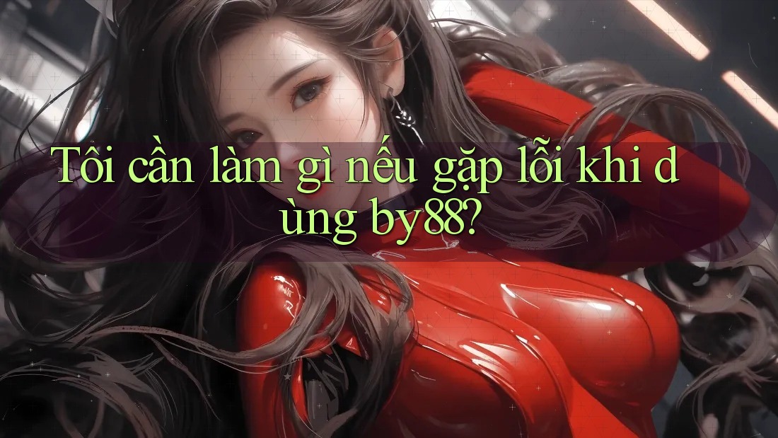 Tôi cần làm gì nếu gặp lỗi khi dùng by88?