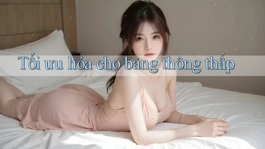 Tối ưu hóa cho băng thông thấp Tối ưu hóa cho băng thông thấp