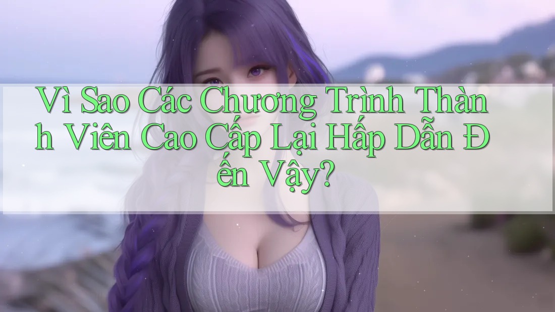 Vì Sao Các Chương Trình Thành Viên Cao Cấp Lại Hấp Dẫn Đến Vậy? Vì Sao Các Chương Trình Thành Viên Cao Cấp Lại Hấp Dẫn Đến Vậy?